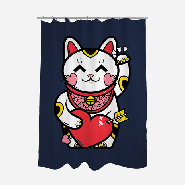 Neko Valentines-None-Polyester-Shower Curtain-krisren28