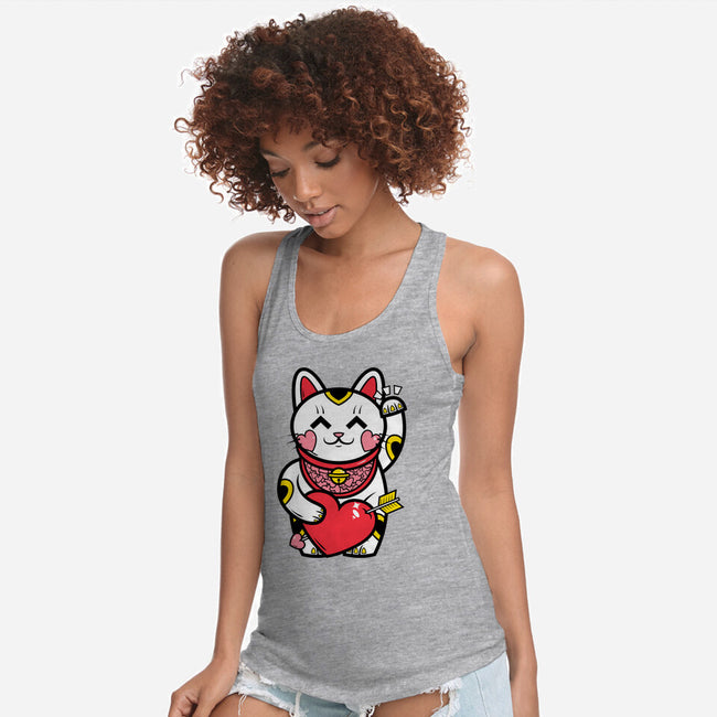 Neko Valentines-Womens-Racerback-Tank-krisren28