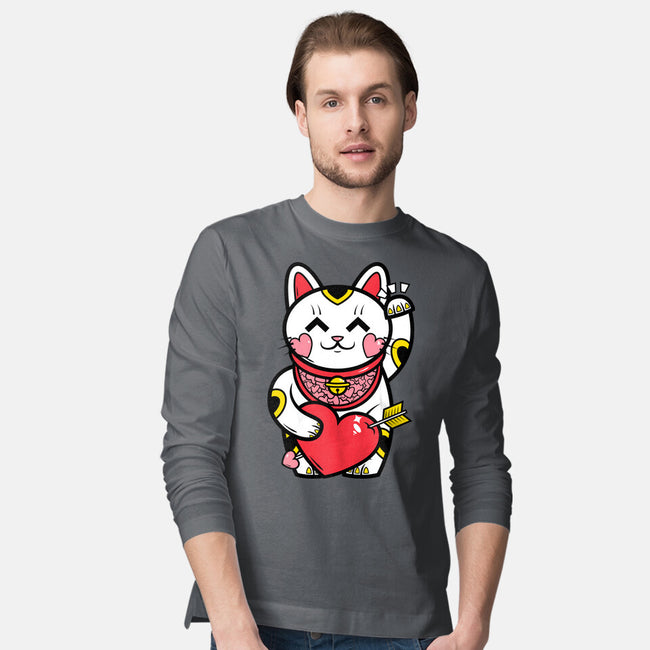 Neko Valentines-Mens-Long Sleeved-Tee-krisren28