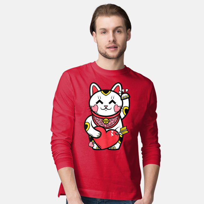 Neko Valentines-Mens-Long Sleeved-Tee-krisren28