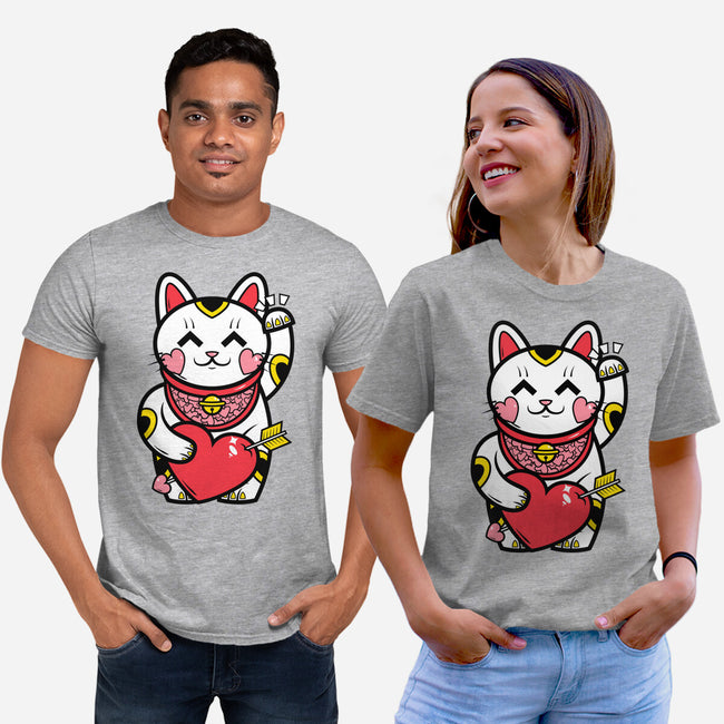 Neko Valentines-Unisex-Basic-Tee-krisren28