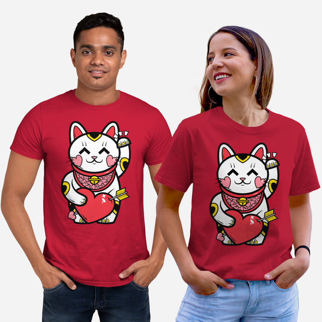 Neko Valentines-Unisex-Basic-Tee-krisren28