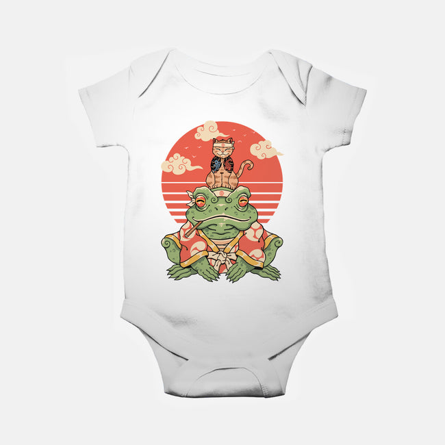 Meowster And Big Brother Croaker-Baby-Basic-Onesie-vp021