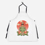 Meowster And Big Brother Croaker-Unisex-Kitchen-Apron-vp021