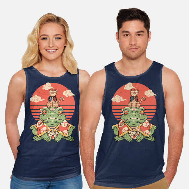 Meowster And Big Brother Croaker-Unisex-Basic-Tank-vp021