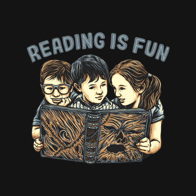 Reading Is Fun For Us-Baby-Basic-Onesie-momma_gorilla