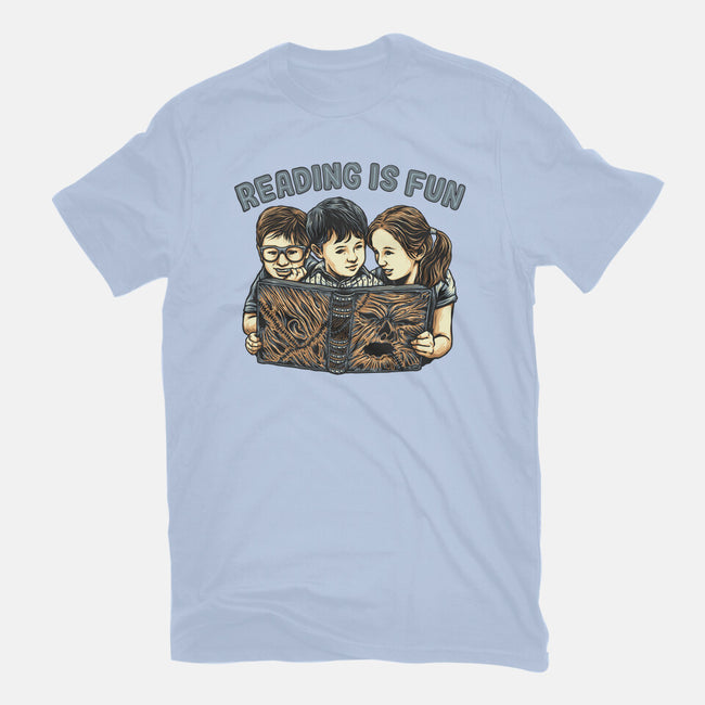 Reading Is Fun For Us-Mens-Premium-Tee-momma_gorilla