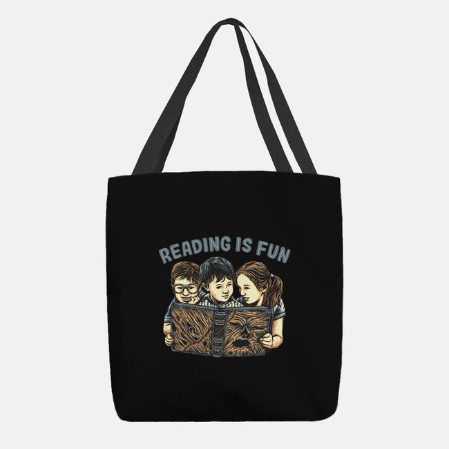 Reading Is Fun For Us-None-Basic Tote-Bag-momma_gorilla