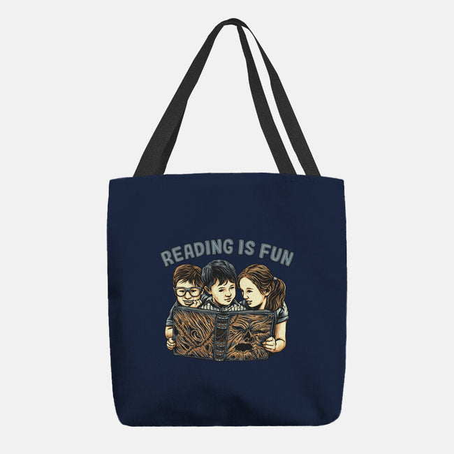 Reading Is Fun For Us-None-Basic Tote-Bag-momma_gorilla