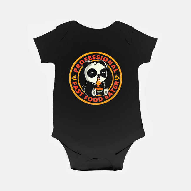 Professional Fast Food Eater-Baby-Basic-Onesie-tobefonseca