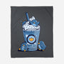 Penguin Iced Coffee-None-Fleece-Blanket-tobefonseca