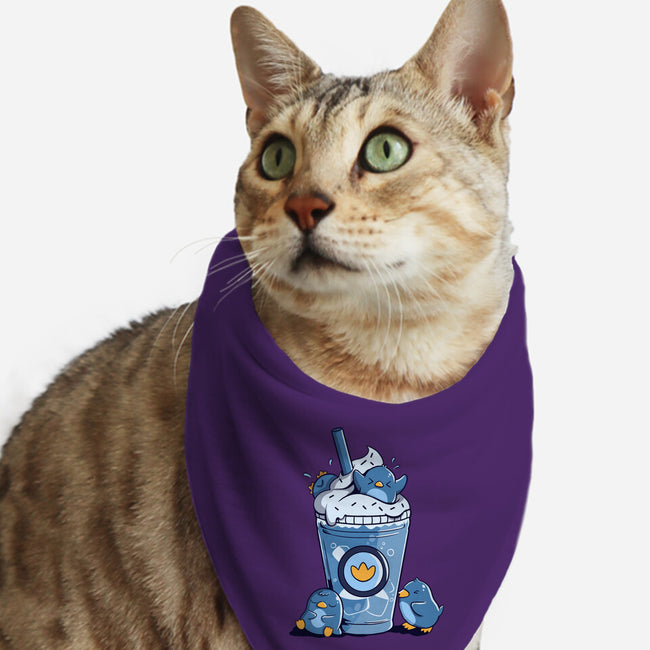 Penguin Iced Coffee-Cat-Bandana-Pet Collar-tobefonseca