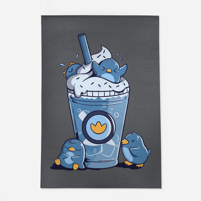 Penguin Iced Coffee-None-Indoor-Rug-tobefonseca