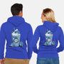 Penguin Iced Coffee-Unisex-Zip-Up-Sweatshirt-tobefonseca