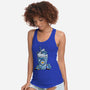 Penguin Iced Coffee-Womens-Racerback-Tank-tobefonseca