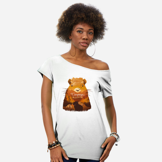 Campybara-Womens-Off Shoulder-Tee-dandingeroz