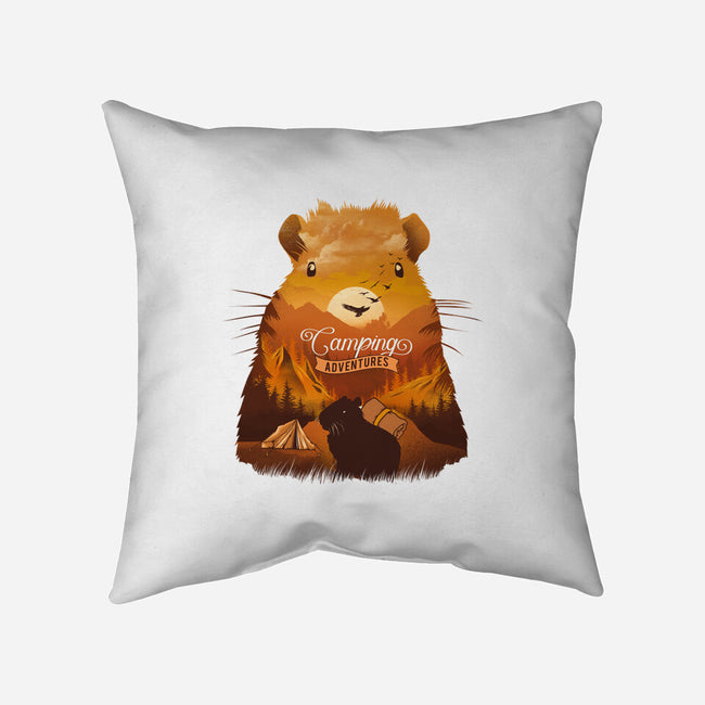 Campybara-None-Non-Removable Cover w Insert-Throw Pillow-dandingeroz