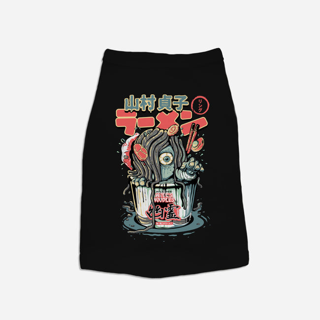 Sadako Yurei Noodles-Dog-Basic-Pet Tank-demonigote