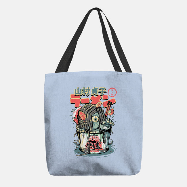 Sadako Yurei Noodles-None-Basic Tote-Bag-demonigote