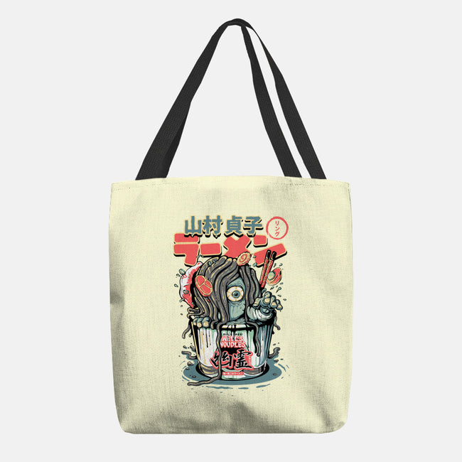 Sadako Yurei Noodles-None-Basic Tote-Bag-demonigote