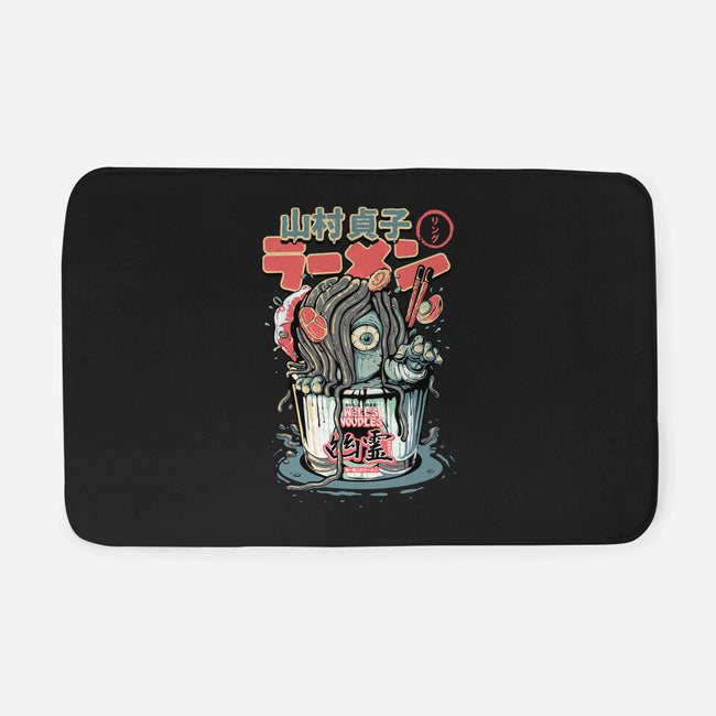 Sadako Yurei Noodles-None-Memory Foam-Bath Mat-demonigote