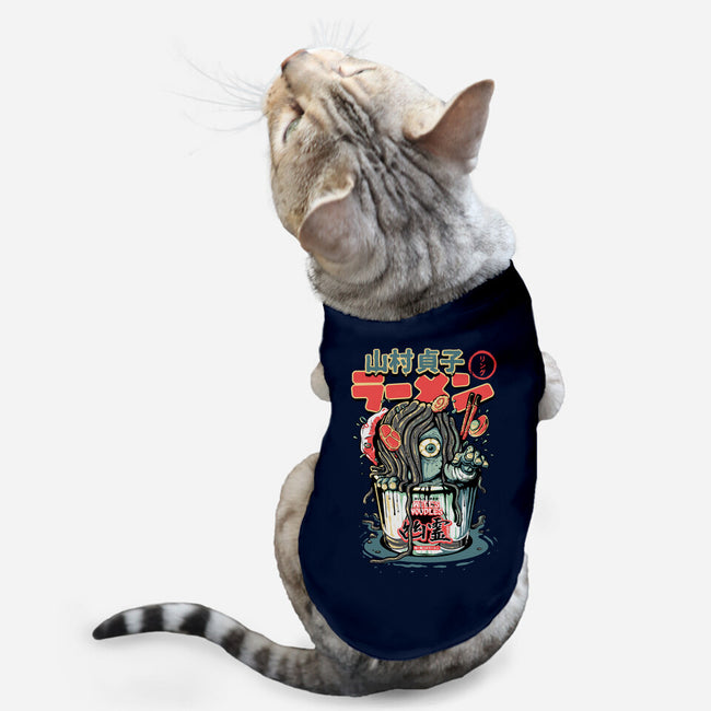 Sadako Yurei Noodles-Cat-Basic-Pet Tank-demonigote