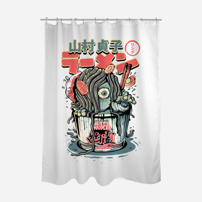 Sadako Yurei Noodles-None-Polyester-Shower Curtain-demonigote