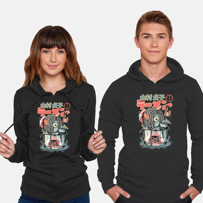 Sadako Yurei Noodles-Unisex-Pullover-Sweatshirt-demonigote