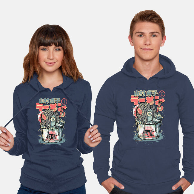 Sadako Yurei Noodles-Unisex-Pullover-Sweatshirt-demonigote