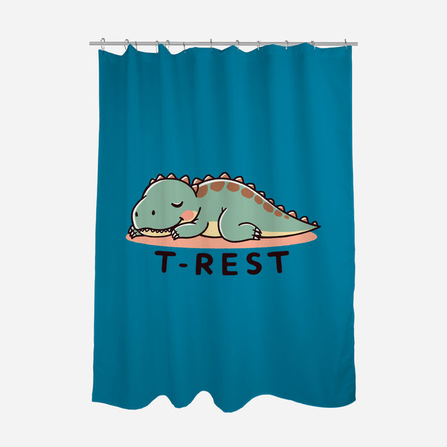 Time For T-Rest-None-Polyester-Shower Curtain-fanfreak1