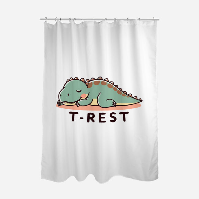 Time For T-Rest-None-Polyester-Shower Curtain-fanfreak1