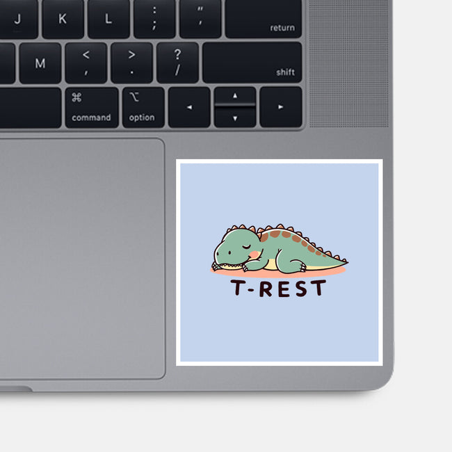 Time For T-Rest-None-Glossy-Sticker-fanfreak1