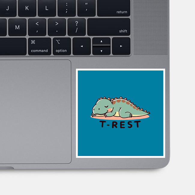 Time For T-Rest-None-Glossy-Sticker-fanfreak1