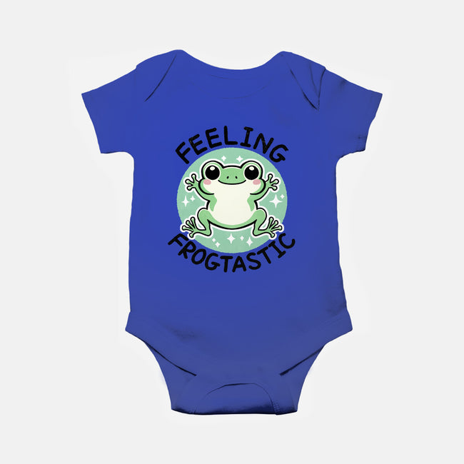 Feeling Frogtastic-Baby-Basic-Onesie-fanfreak1