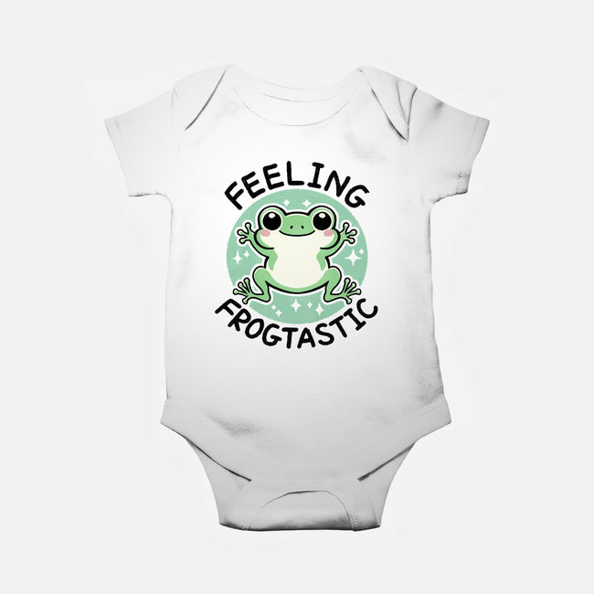 Feeling Frogtastic-Baby-Basic-Onesie-fanfreak1