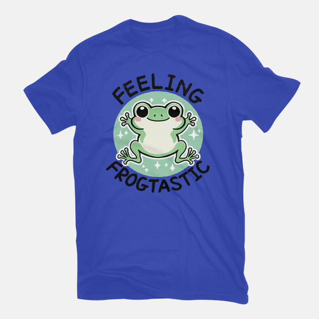 Feeling Frogtastic-Womens-Basic-Tee-fanfreak1