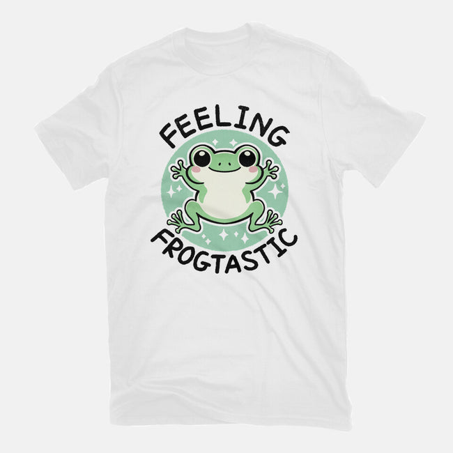 Feeling Frogtastic-Womens-Basic-Tee-fanfreak1