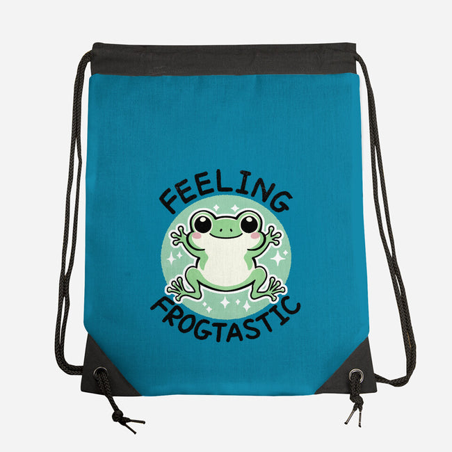 Feeling Frogtastic-None-Drawstring-Bag-fanfreak1