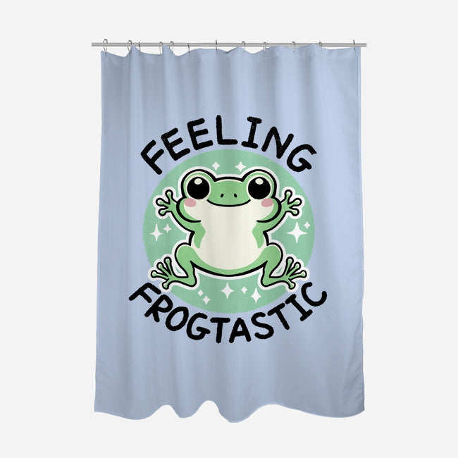 Feeling Frogtastic-None-Polyester-Shower Curtain-fanfreak1