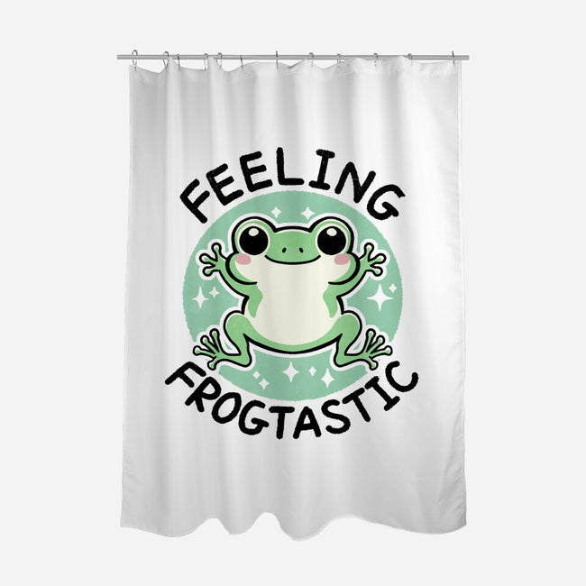 Feeling Frogtastic-None-Polyester-Shower Curtain-fanfreak1