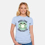 Feeling Frogtastic-Womens-Fitted-Tee-fanfreak1