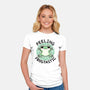 Feeling Frogtastic-Womens-Fitted-Tee-fanfreak1