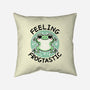 Feeling Frogtastic-None-Removable Cover-Throw Pillow-fanfreak1