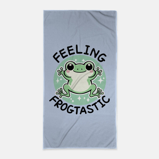 Feeling Frogtastic-None-Beach-Towel-fanfreak1