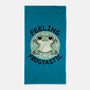 Feeling Frogtastic-None-Beach-Towel-fanfreak1