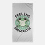 Feeling Frogtastic-None-Beach-Towel-fanfreak1