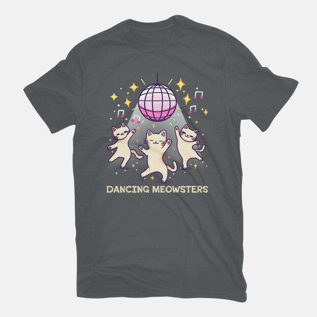 Dancing Meowsters-Mens-Basic-Tee-fanfreak1