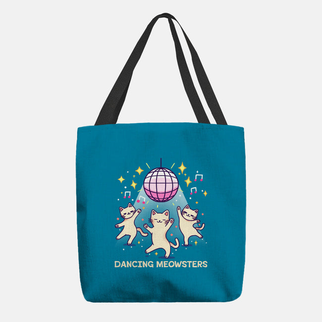 Dancing Meowsters-None-Basic Tote-Bag-fanfreak1