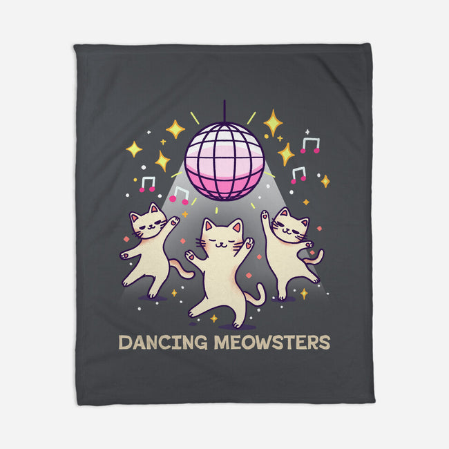 Dancing Meowsters-None-Fleece-Blanket-fanfreak1