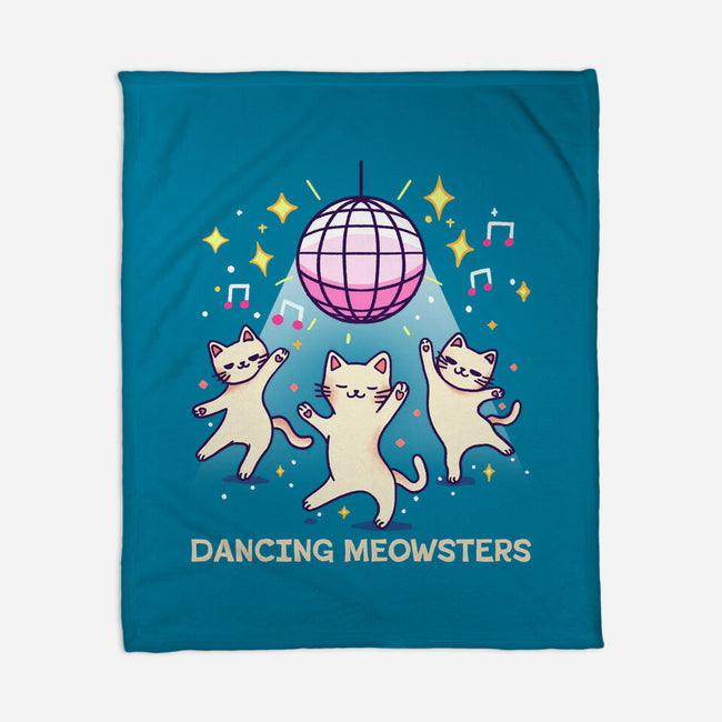 Dancing Meowsters-None-Fleece-Blanket-fanfreak1